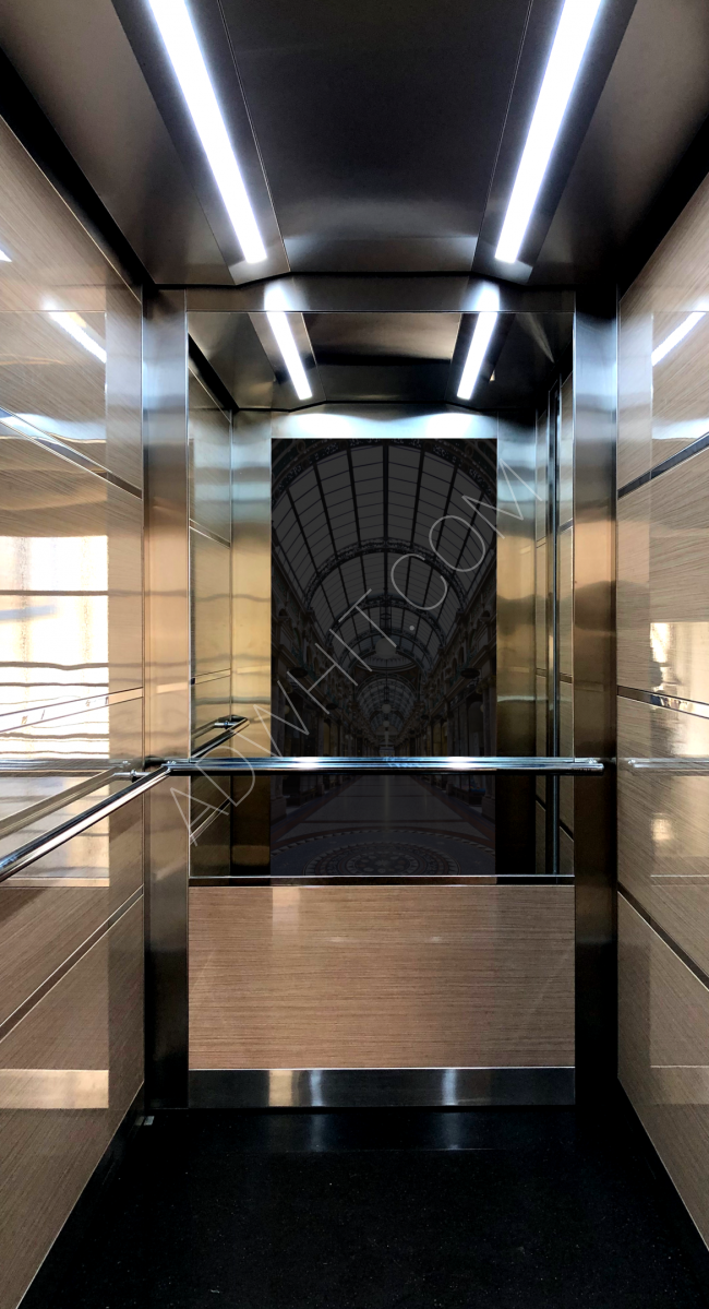 TUVAL FR modeli asansör kabini