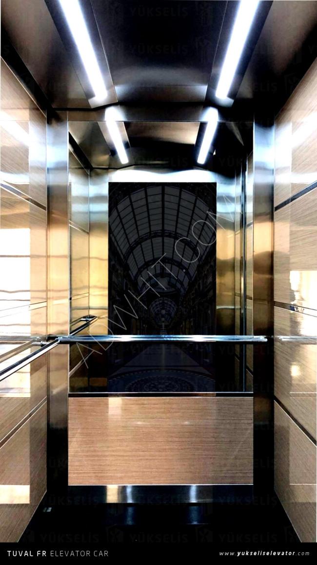 TUVAL FR modeli asansör kabini