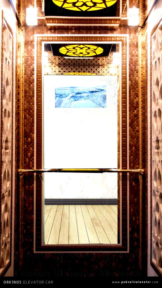 ORKINOS modeli asansör kabini