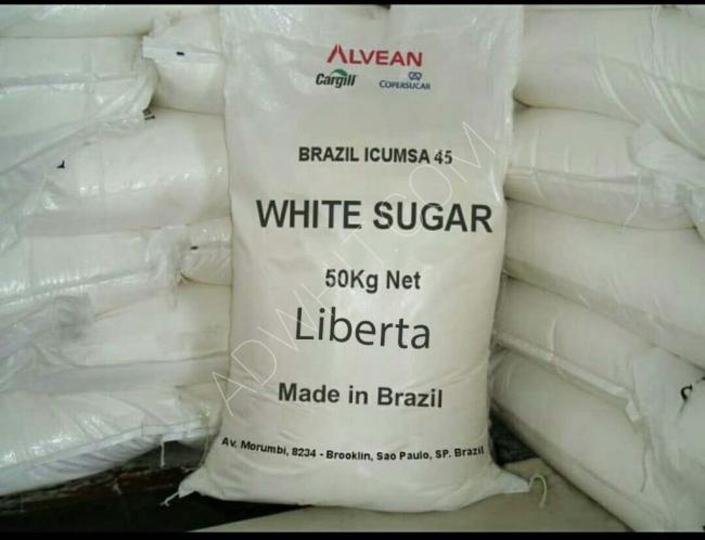Brezilya ICUMSA 45 kristal şekeri satılık
