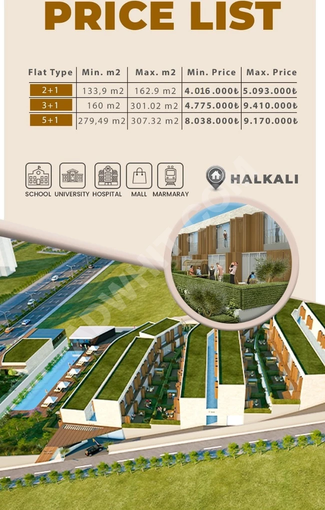 مشروع في  أرقى البلديات في مدينة إسطنبول