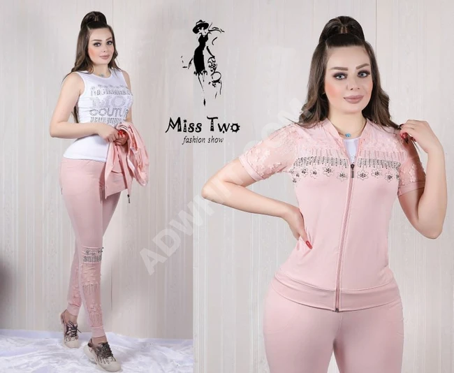 بيجامة قطن نسائية