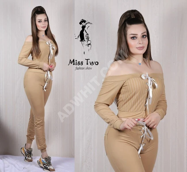 بيجامة قطن نسائية