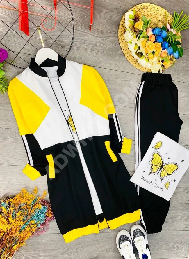 بيجامة نسائية 3 قطع