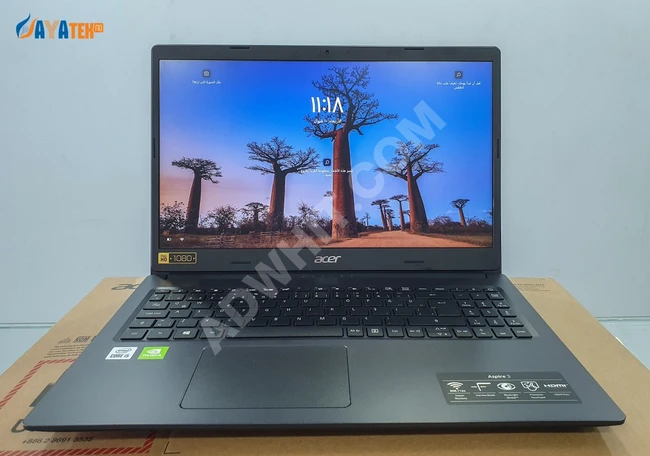 Acer الجهاز المميز لأصحاب الشركات الفخمة و المدراء مع كاصة مميزة و بلون مميز  مع وزن خفيف جداً للحمل و التنقل