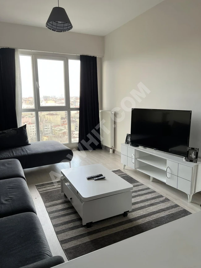 Furnished 1+1 apartment for annual rent in Bağcılar near 212 Mall and Mall Of Istanbul