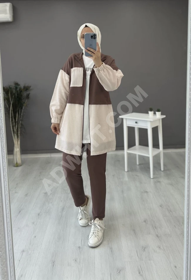 طقم نسائي 3 قطع