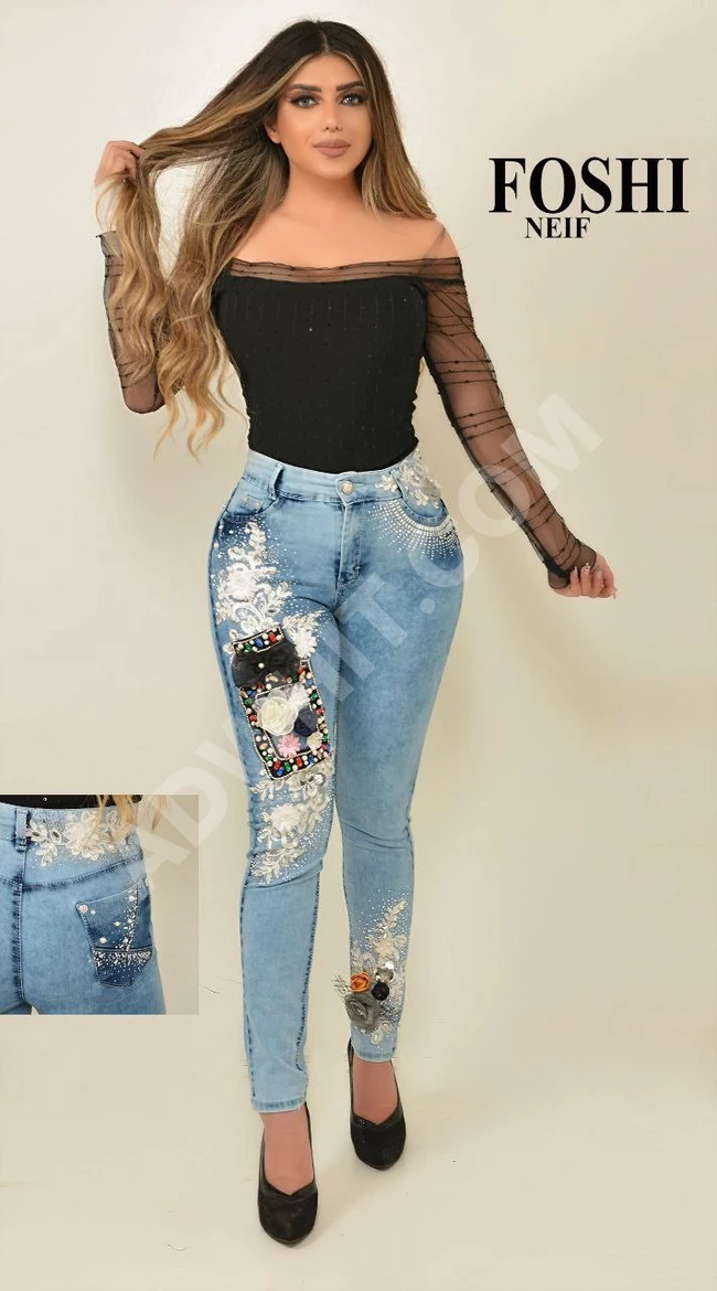 بنطال نسائي جنز