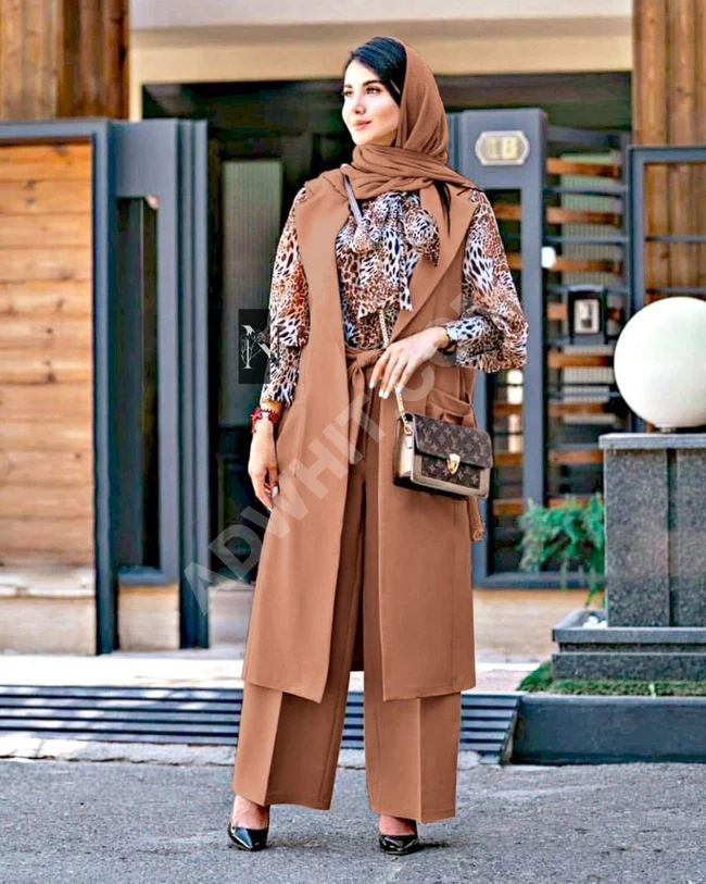 طقم نسائي 3 قطع