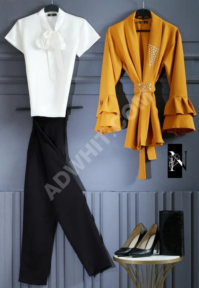 طقم نسائي 3 قطع