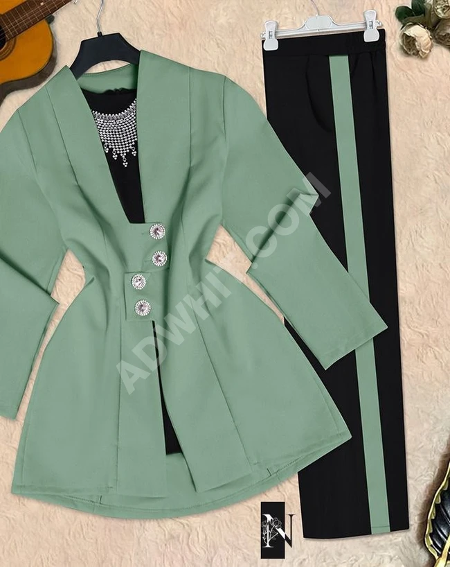 طقم نسائي 3 قطع