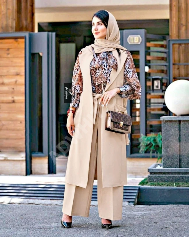 طقم نسائي 3 قطع