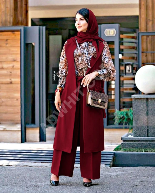 طقم نسائي 3 قطع