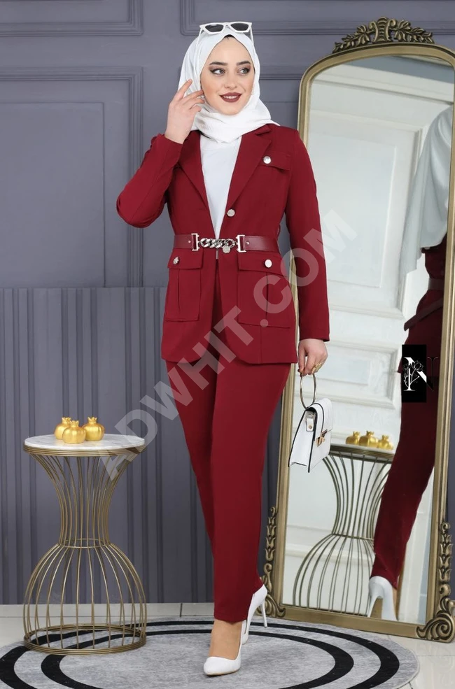 طقم نسائي 3 قطع