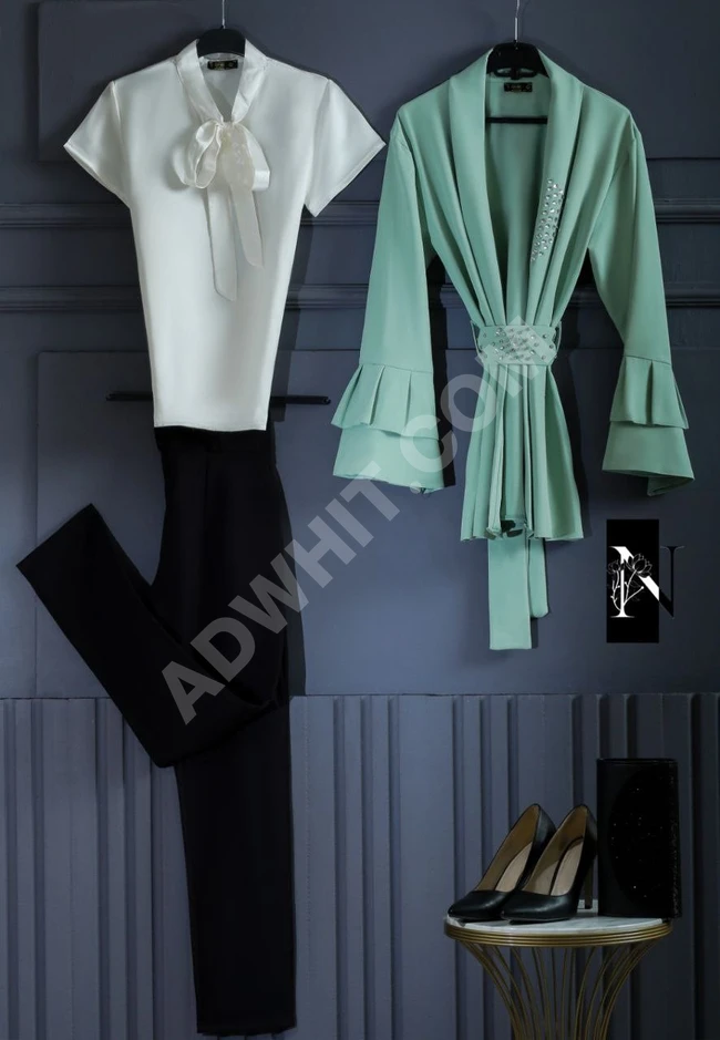 طقم نسائي 3 قطع