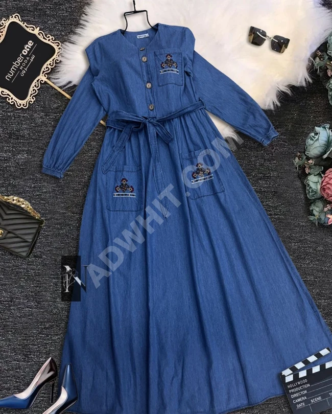 فستان جينز نسائي