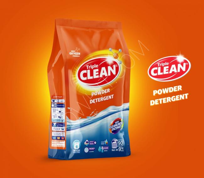 wahsing powder detergent made trıple clean