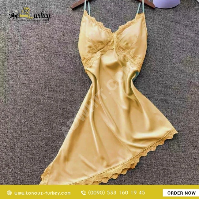 فستان ساتان