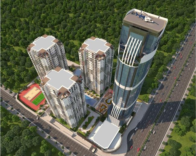 برج سكني استثماري بخدمات فندقية