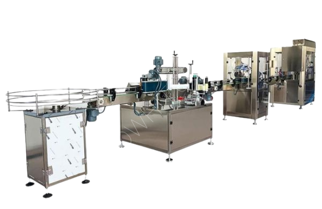 Automatic liquid filling and packaging machine