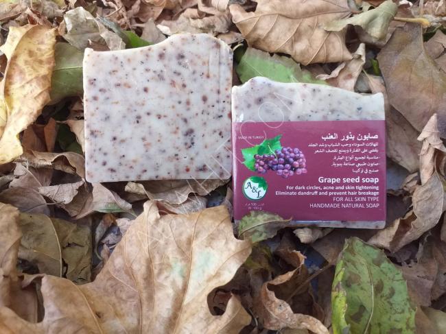 Grape seed soap, skin soap, natural soap