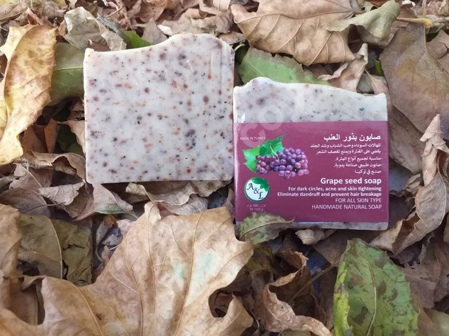 Grape seed soap, skin soap, natural soap