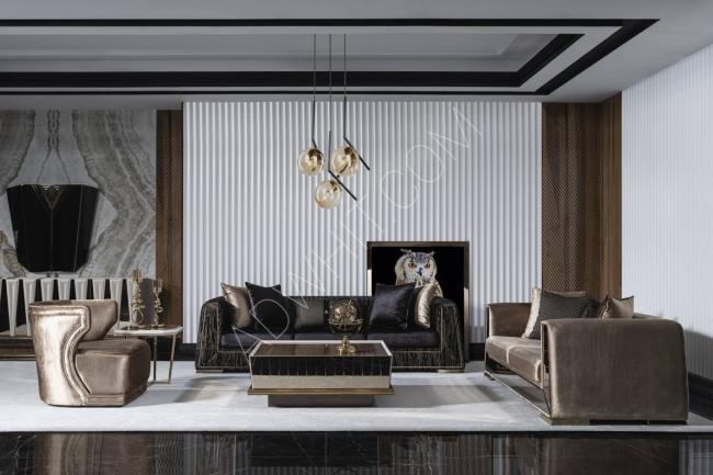 طقم غرفة الجلوس توكيو صناعة تركية turkish sofa set