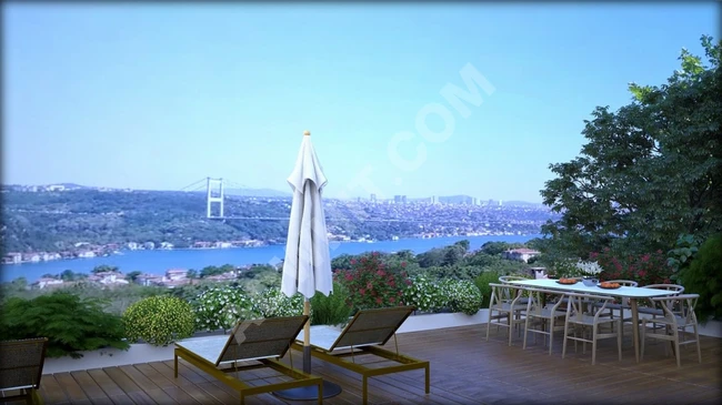 VILLA 6+2 FOR SALE WITH A FULL BOSPHORUS VIEW in Emirgan