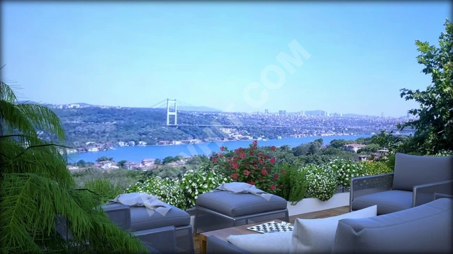 VILLA 6+2 FOR SALE WITH A FULL BOSPHORUS VIEW in Emirgan