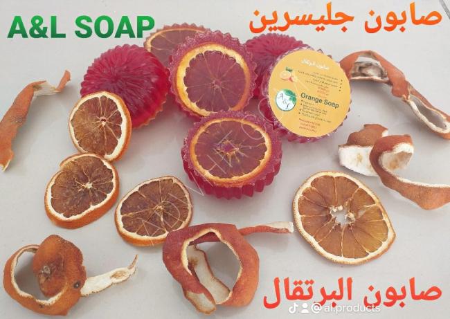 orange soap glycerin soap