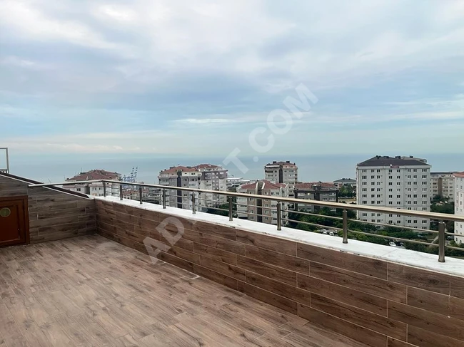 Luxurious 5+2 duplex in a VIP residential complex with sea and city views with a spacious terrace