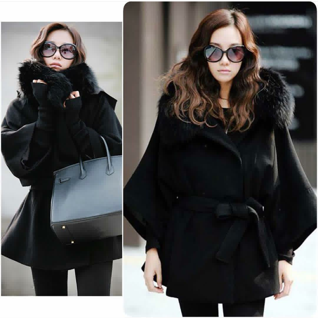 Модные полупальто для полных женщин. Авалон пончо черное. Полупальто женское. Короткое пальто женское. Верхняя одежда широкими рукавами.